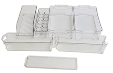 Sorbus Six 6 Piece Kitchen Fridge and Freezer Organizer Bin Set