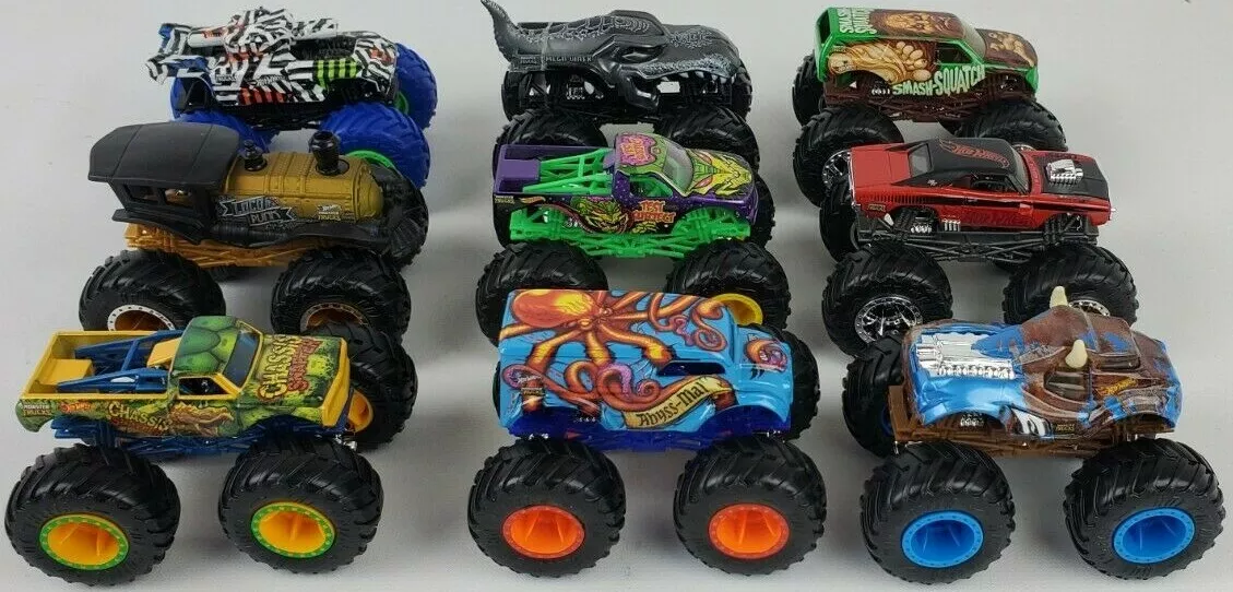 Carrinho Hot Wheels Monster Truck Gunkster Vs 5alarm Mattel