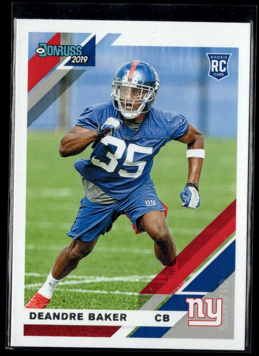 2019 Donruss DEANDRE BAKER RC New York Giants