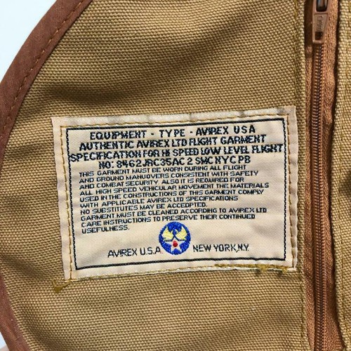 AVIREX Type B-3 Flight Leather Jacket 
