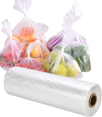 Bolsas de Almacenamiento de Alimentos 1 Rollo de 350 Bolsas Plasticas de 14 x 20