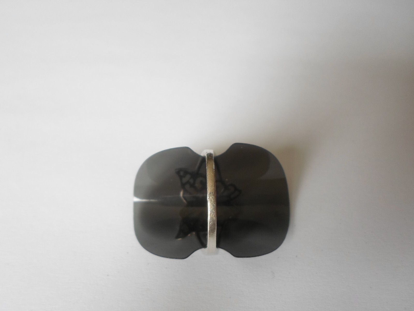 solid silver ring, openwork butterfly, size 58 - image 5