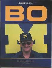 "BO SCHEMBECHLER 1929-2006" COMMEMORATIVE EDITION BOOK (MICHIGAN WOLVERINES)