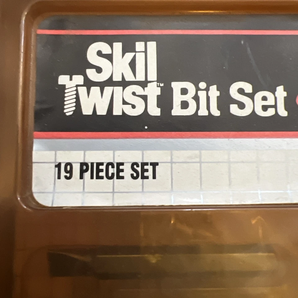 Vintage Skil Twist Bit Set 19 Pieces Made In USA - Image 2 of 4