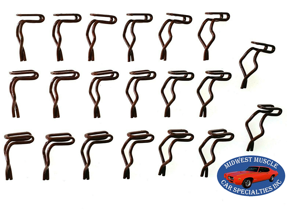 NOSR Ford Lincoln Mercury Interior Door Panel Spring Retainer Clips ...