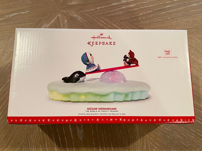 2016 Hallmark Keepsake Seesaw Shenanigans The World Of Frosty Friends-NEW-READ
