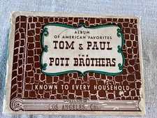 VTG Pott Brothers Miniature T. Pot & P. Pot  -LA Souvenir 1940 -FISHLOVE & CO.