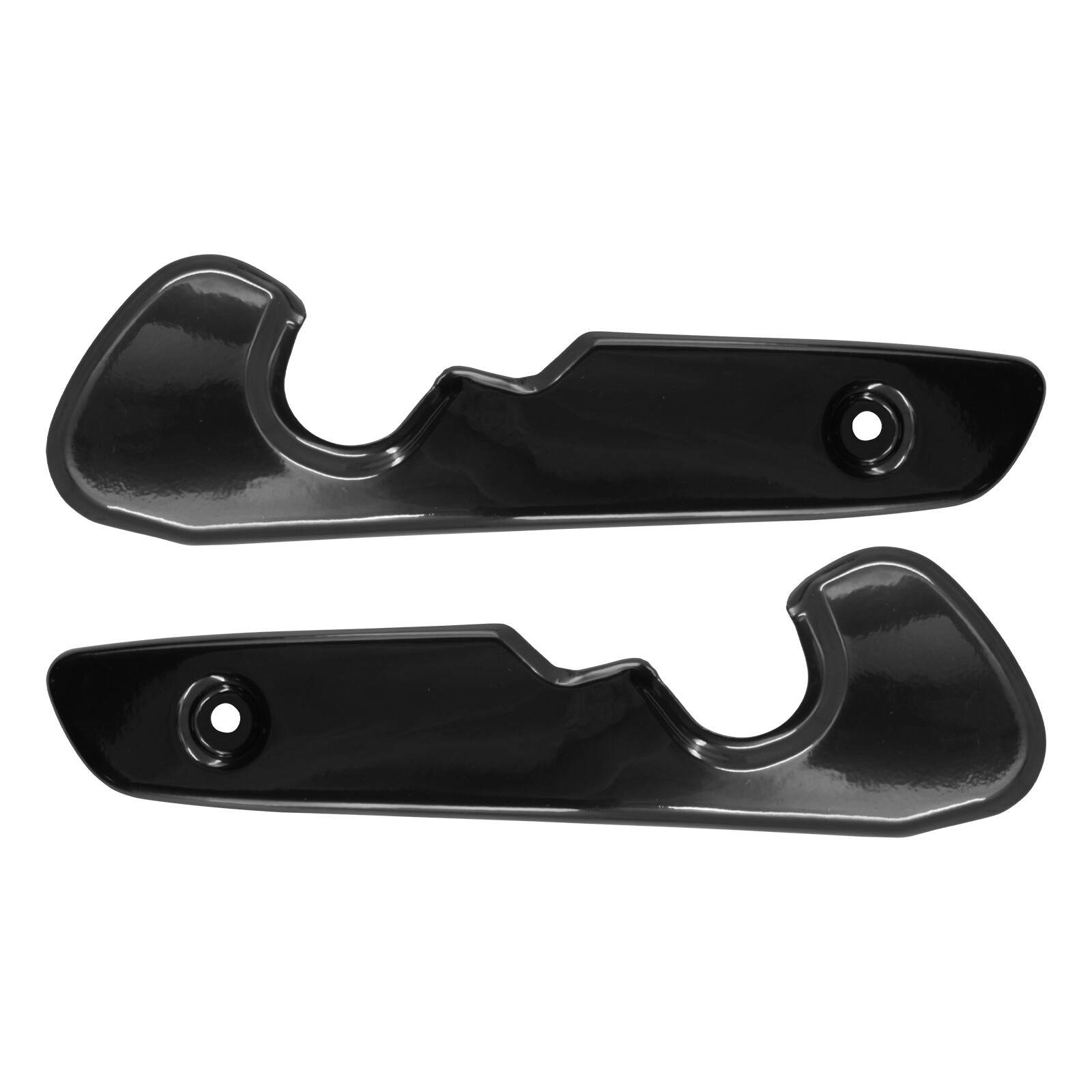 Gloss Black Short Rear Fender Support Bracket Covers For Harley Sportster XL 04+
