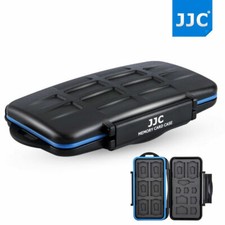 JJC Water-resistant Memory Card Case for 8SD 8MSD 2SIM 2Micro SIM 3Nano SIM card