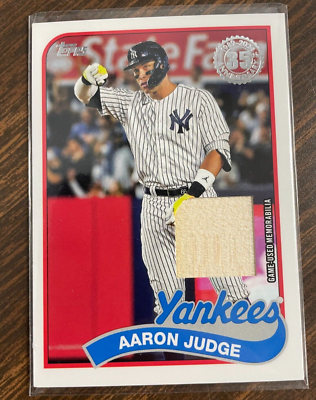 2024 Topps Series 1 1989 Topps Relic Aaron Judge (#89BR-AJ 