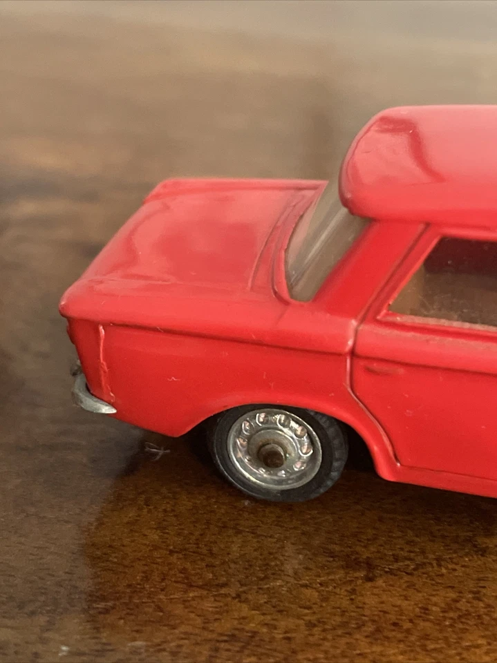 RARE Antique Vintage Mebetoys A21 Fiat 1500 Vigili Del Fuoco Fire Chief Toy Car - Image 3 of 4