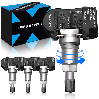 #ad 4Pcs Complete Genuine OEM for Hyundai TPMS Tire Pressure Sensors Kit 52933 2M000 $40.99