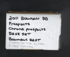 2011 BOWMAN ALMOST COMPLETE SETS OF BASE PROSPECTS CHROME NO BIG RC 600 CARDS  +