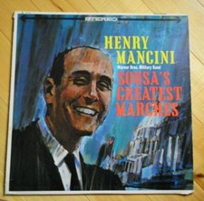 Henry Mancini  Warner Bros. Military Band  Sousa's Greatest Marches  LP