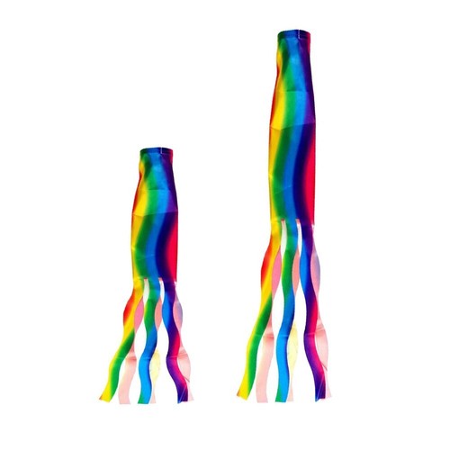 Windsock Flag,Streamer Flags Camping Colorful,Streamers Wind Sock Flag