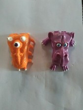 Real Ghostbusters Mini Traps Action Figures Orange Not Functional 1987 Kenner