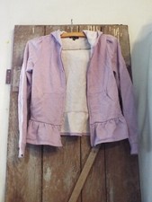 Gap Kids Cloth Jacket Hooded Pink XXL 14-16 Zipper Front - Pre-Owned