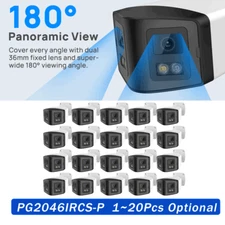 1-20pcs HIK Compatible 4MP 180° Panoramic Dual light / Lens IP Camera Lot