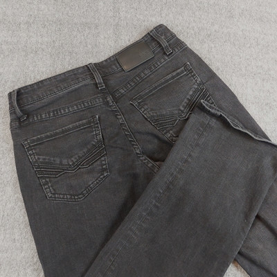 BKE Jake Straight Leg Jeans Men's 32x32 (Fit 32x30) Black Stretch GBS15405
