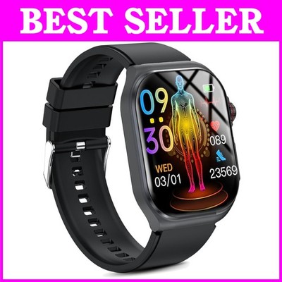 Senior-Friendly Health Smartwatch with Activity Tracking