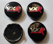 4x VXR Vauxhall Alloy Wheel Hub Centre Cap Set of 4 Caps 3D Logo 60mm Black Red