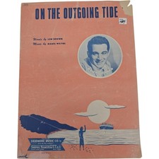 Vintage 1950 On the Outgoing Tide Sheet Music Perry Como