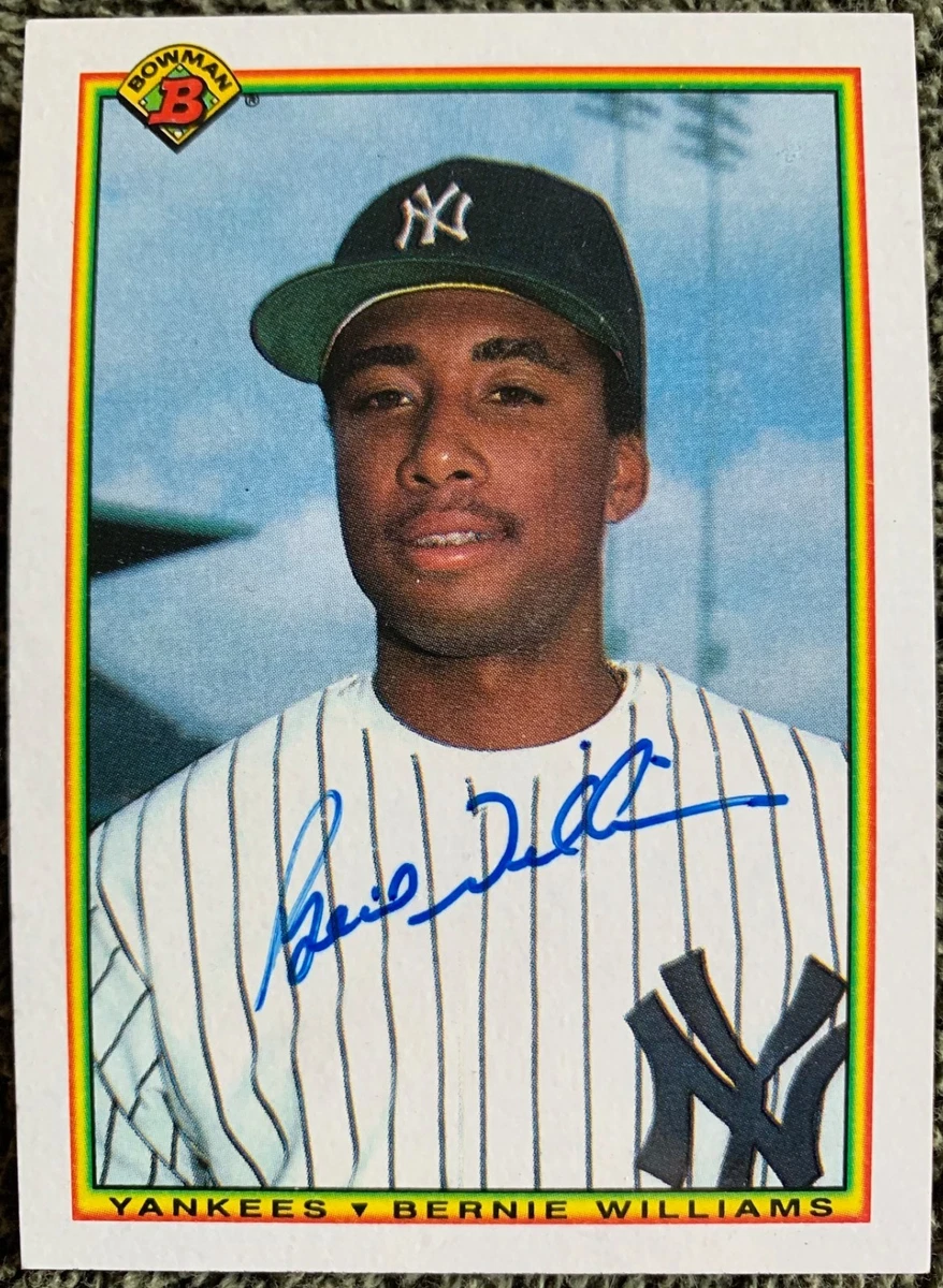 Bowman Bernie Williams Baseball Sports Trading Cards & Accessories