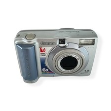Canon PowerShot A10 PC1009 Silver 1.5" Screen 6X Zoom 1.3MP Camera For Parts