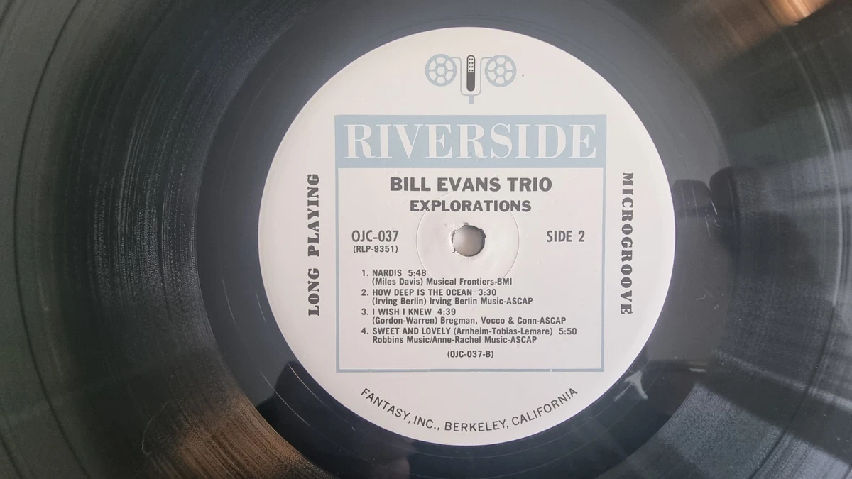 Bill Evans Trio - explorations Riverside OJC-037 US  Jazz VINYL LP Stereo NM