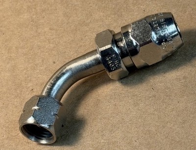 DeVILBISS Angled Swivel 1/4  Hose To 1/4 -18 Female