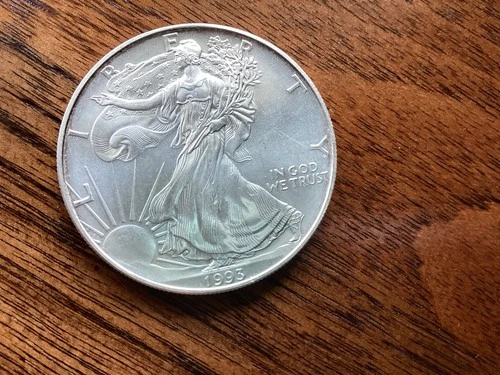 1993 Silver Eagle $1 Dollar 1oz Uncirculated .999