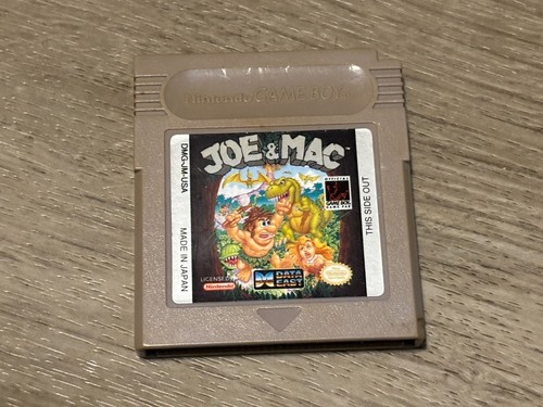 Joe & Mac Nintendo Game Boy Cleaned & Tested Authentic