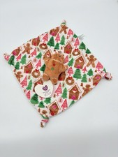 Parents Choice Gingerbread Cookie Lovey Security Blanket Christmas Holiday Plush