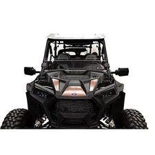 Tusk Removable Half Windshield Clear - For Polaris RZR