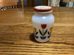 Fireking Tulip Salt and Pepper Shakers | eBay
