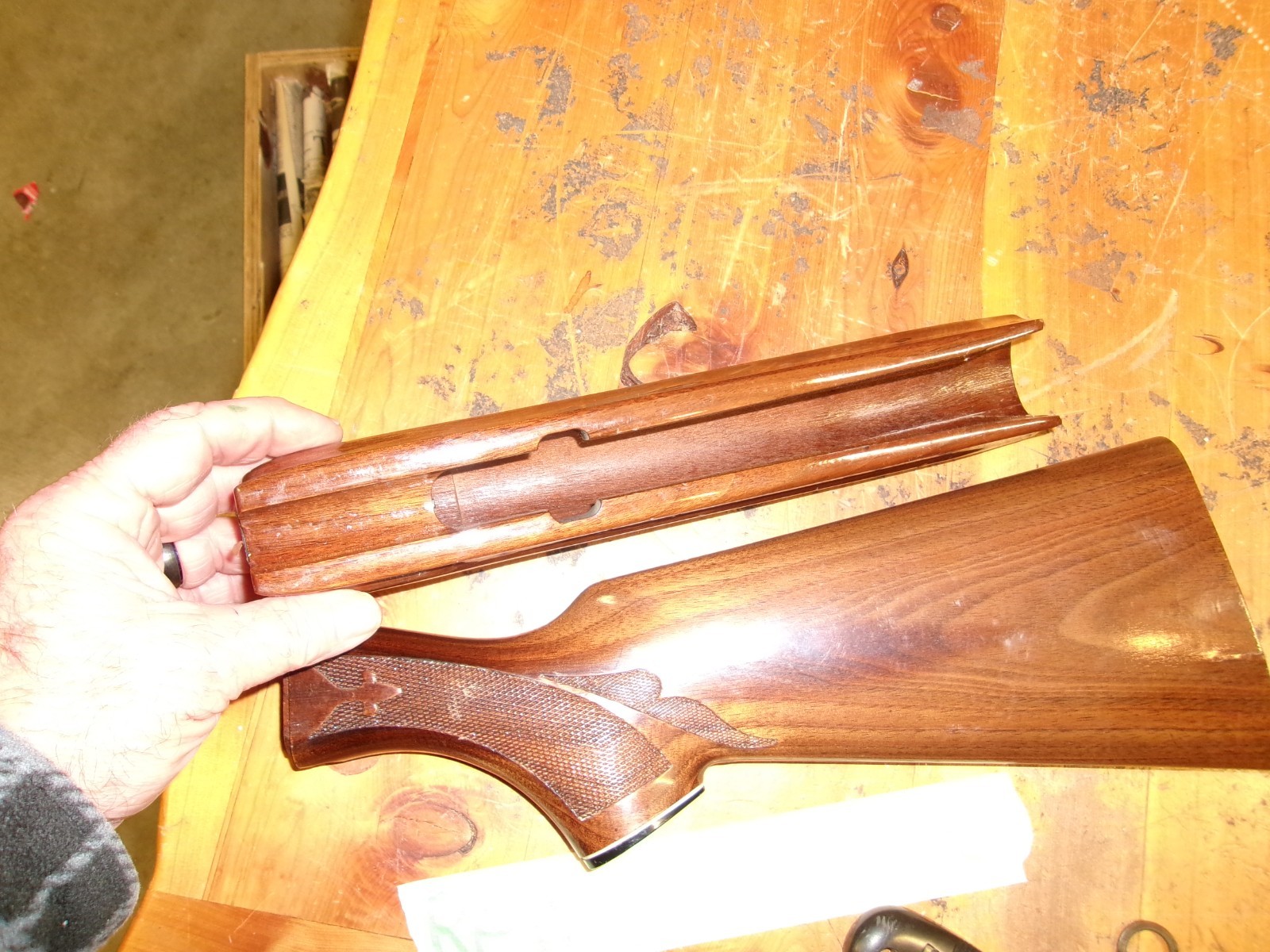 Remington 1100 12ga stock & forend set w parts