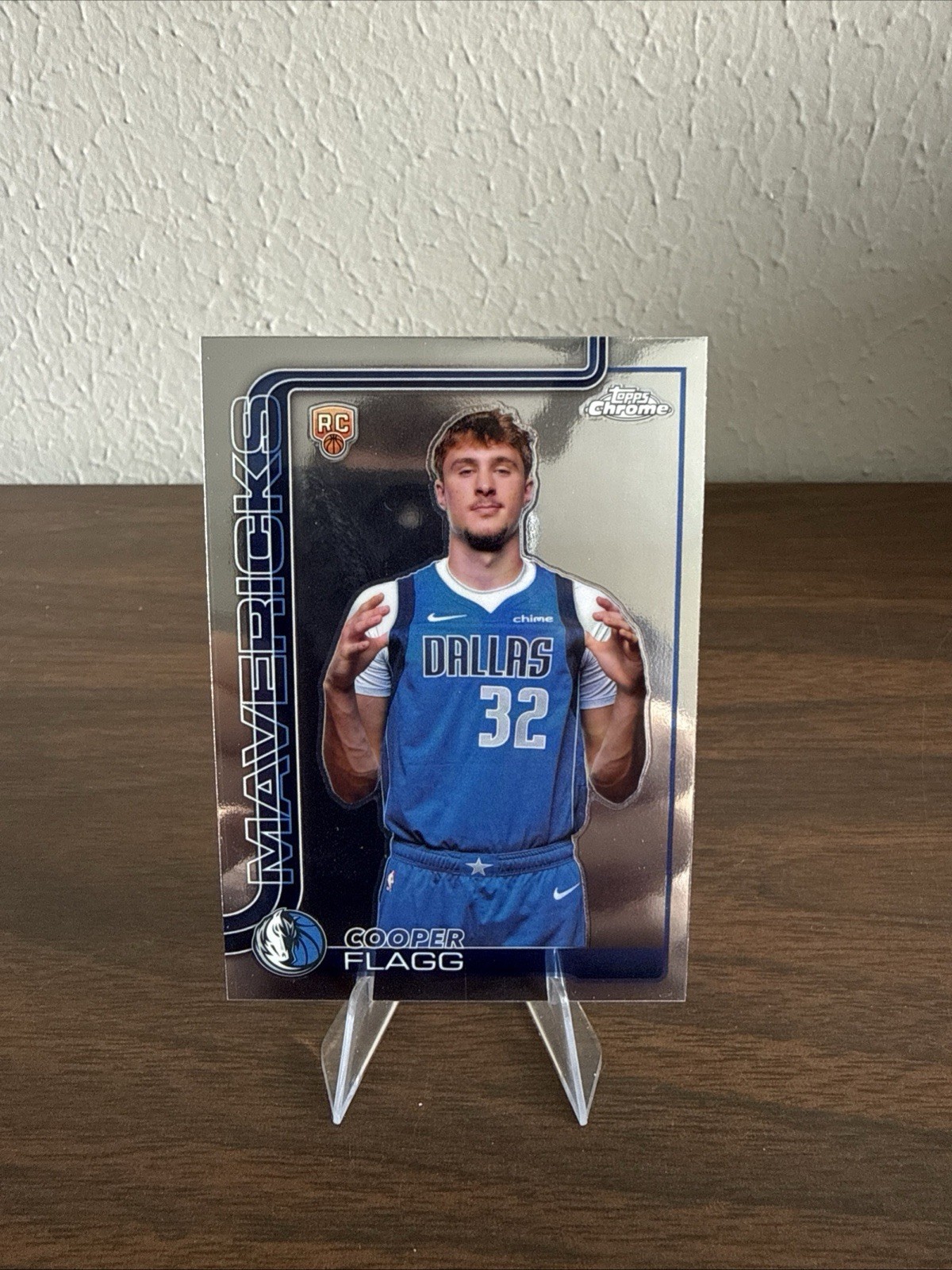 2025-26 Topps Chrome Cooper Flagg Image Variation RC SSP Mavericks SB6
