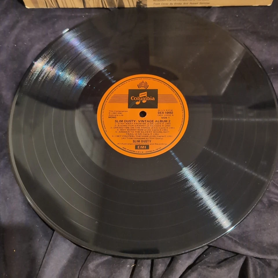 Slim Dusty-Vintage Album 1-LP. 1982. EX/VG+. Aussie Country. - image 4 of 4