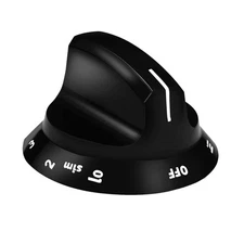Black Stove Control Knob Accessories 316544007 For Frigidaire Range Oven