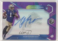 2020 Panini Elements Future Signs Purple 16/25 Hunter Bryant #FS-HB Auto 7i2