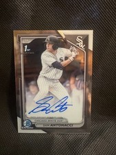 2024 Bowman Chrome Draft Sam Antonacci 1st Bowman Auto White Sox