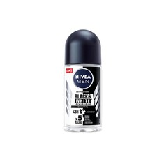 Nivea Men Black White Invisible Roll On Deodorant 50ml, Pack of 3