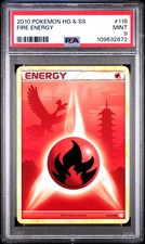 2010 POKEMON HEARTGOLD & SOULSILVER #116 FIRE ENERGY PSA 9 on eBay