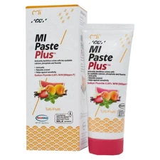 GC MI Paste Plus Topical Tooth Creme 0.20% Sodium Fluoride 40g Tube TUTTI-FRUTTI