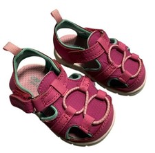 Carters Just One You Baby Sandals Pink Summer Shoes Sz 4