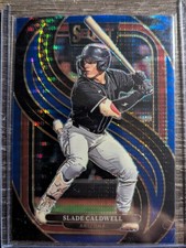 2025 Panini Select - Premier Slade Caldwell #81 Blue Pulsar Prizm 41/99 (RC)