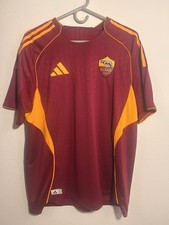 Adidas AS Roma 25/26 Home Authentic Jersey Men's Size XL