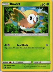 Rowlet SM153 - Sun & Moon Black Star Promo Holo