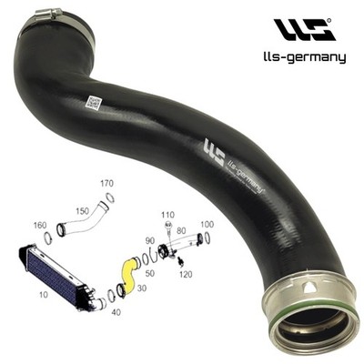 Ladeluftschlauch für MERCEDES C-Klasse (W204) 200 CDI 220 CDI A204528098