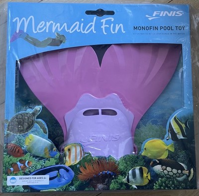 Finis Meerjungfrauenschwanz Monoflosse - Swim Delphin Schwimmflosse Pink Brandneu Euro 33-39